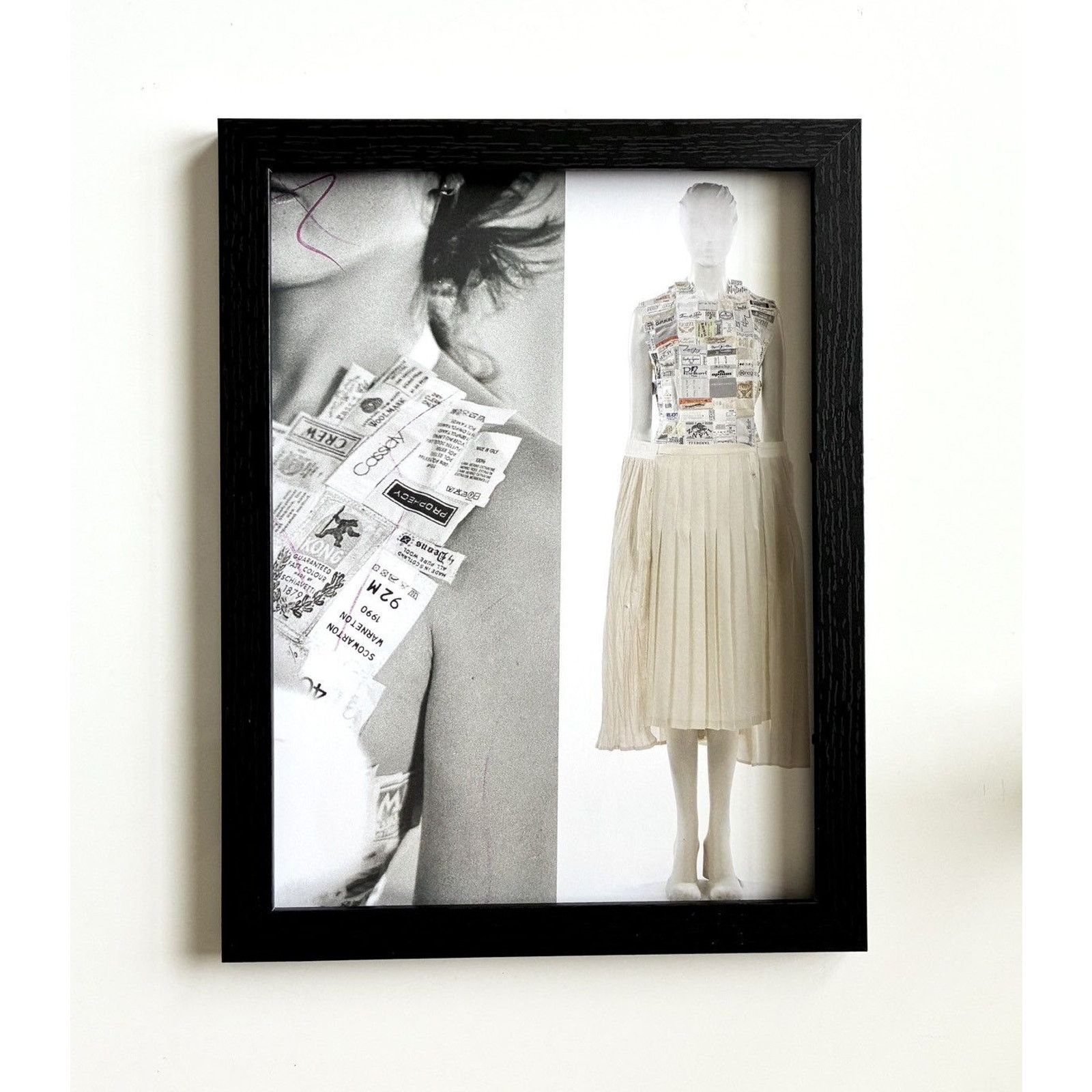 Maison Margiela × Vintage Maison Margiela Archive Fashion photo framed 9x12 Size ONE SIZE - 1 Thumbnail