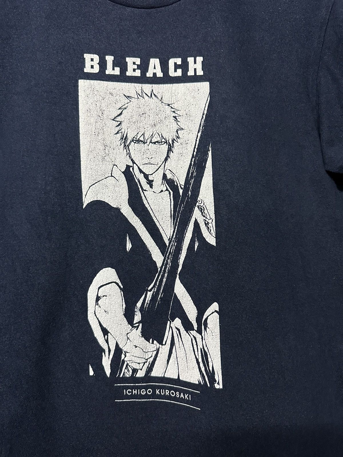 Anime × Vintage Vintage Anime Bleach Ichigo Kurosaki Faded Tee Size US M / EU 48-50 / 2 - 2 Thumbnail
