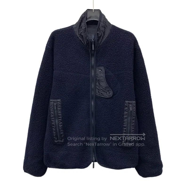 Dior Dior Dark blue logo dark pattern full print wool single-br Size US S / EU 44-46 / 1 - 3 Thumbnail