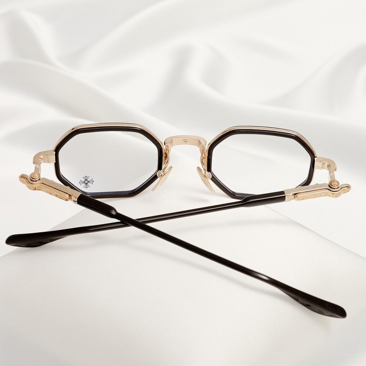 Chrome Hearts CHROME HEARTS TATTERS CLASSIC BROWN - GOLD PLATED GLASSES Size ONE SIZE - 7 Thumbnail