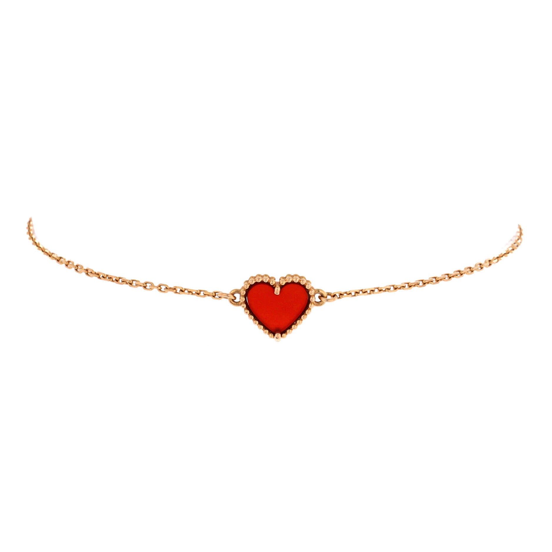 Van Cleef & Arpels Sweet Alhambra Heart Bracelet Size ONE SIZE - 1 Thumbnail
