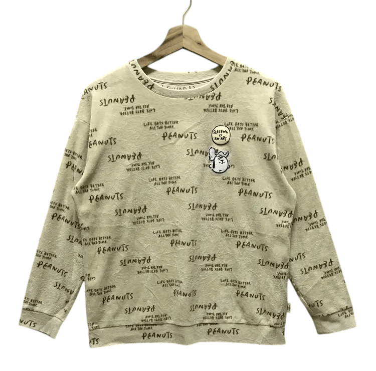 Peanuts Uniqlo X Yu Nagaba X Peanuts Fullprint Fleece Sweatshirts Size M / US 6-8 / IT 42-44 - 1 Thumbnail