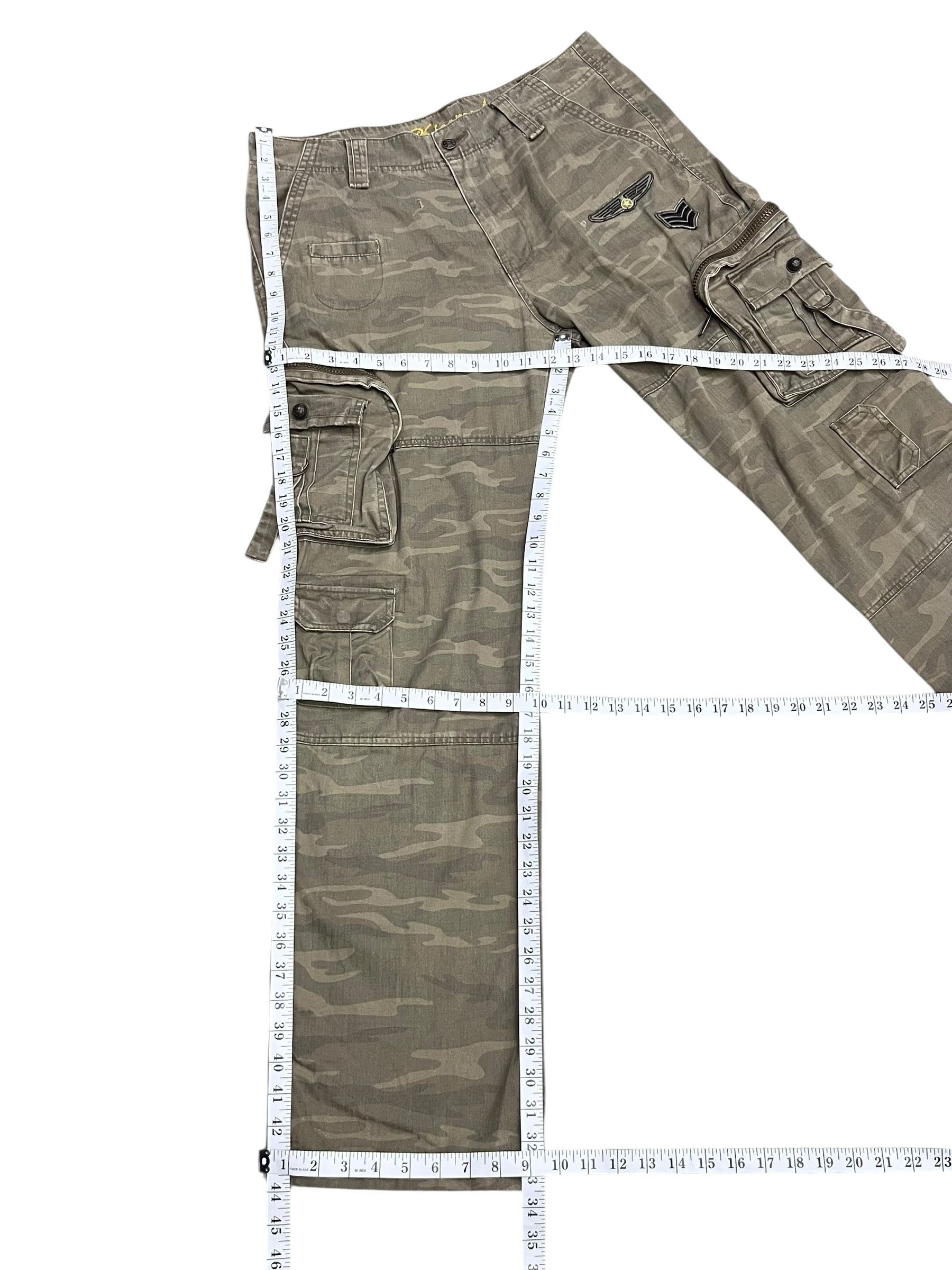 KISS 🔥RARE Kissmark Japan Camo 3D Cargo Military Pants Size US 34 / EU 50 - 12 Thumbnail
