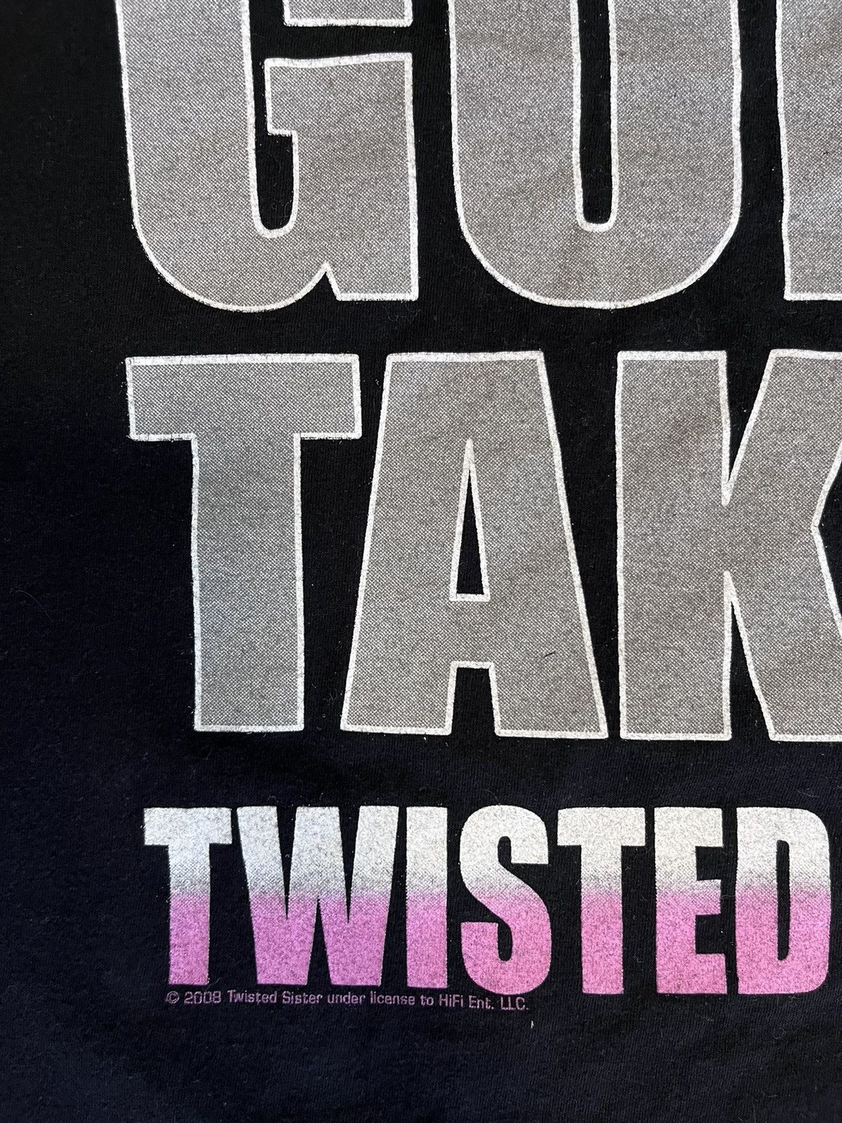 Band Tees Gildan Men’s T- Shirt Vintage Twisted Sister 2008 Big Logo Size US XL / EU 56 / 4 - 13 Thumbnail