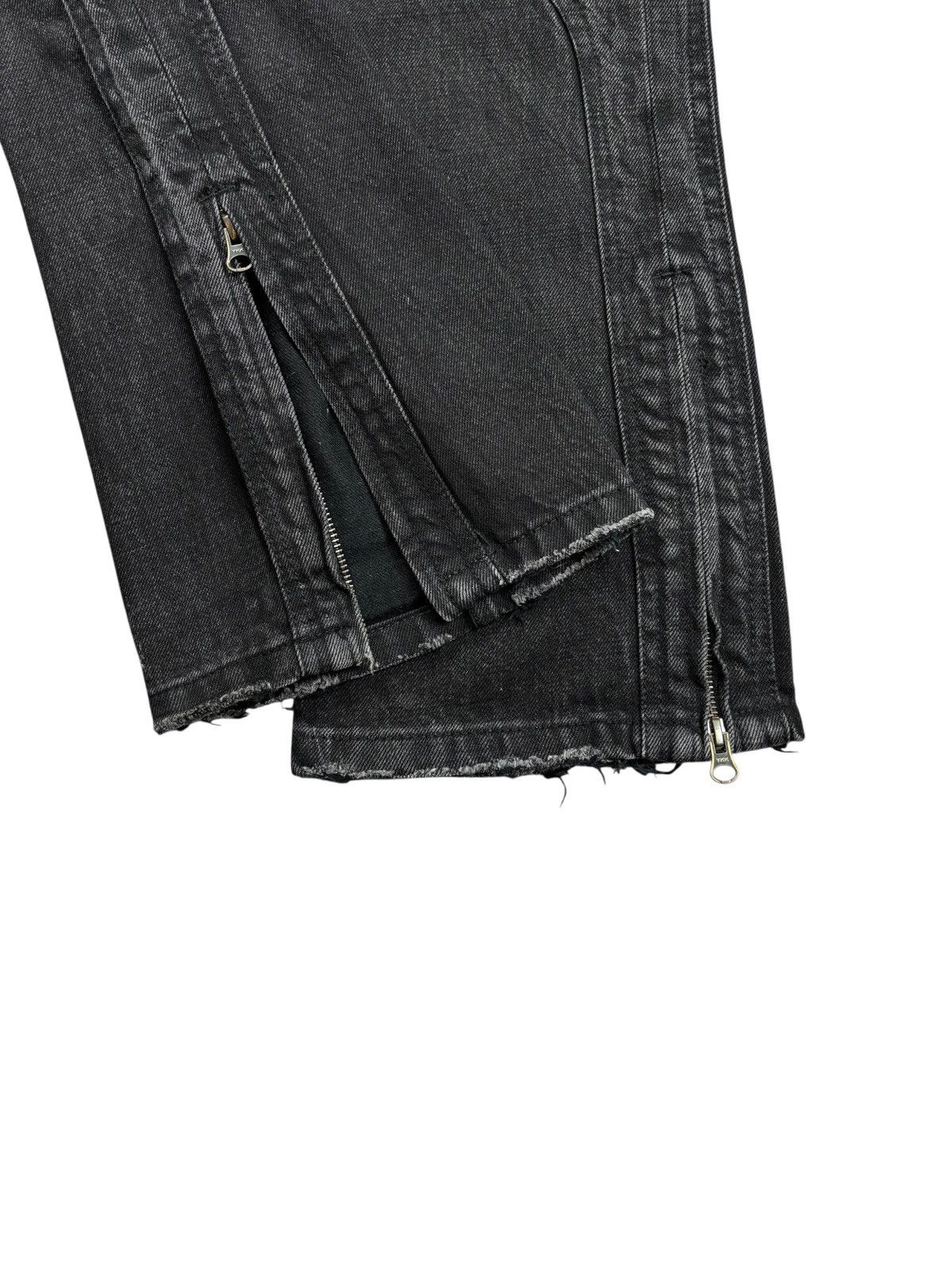 Isamu Katayama Backlash 2000s Heritage Stone - Paneled Zips Biker Denim Pants Size US 29 - 8 Thumbnail