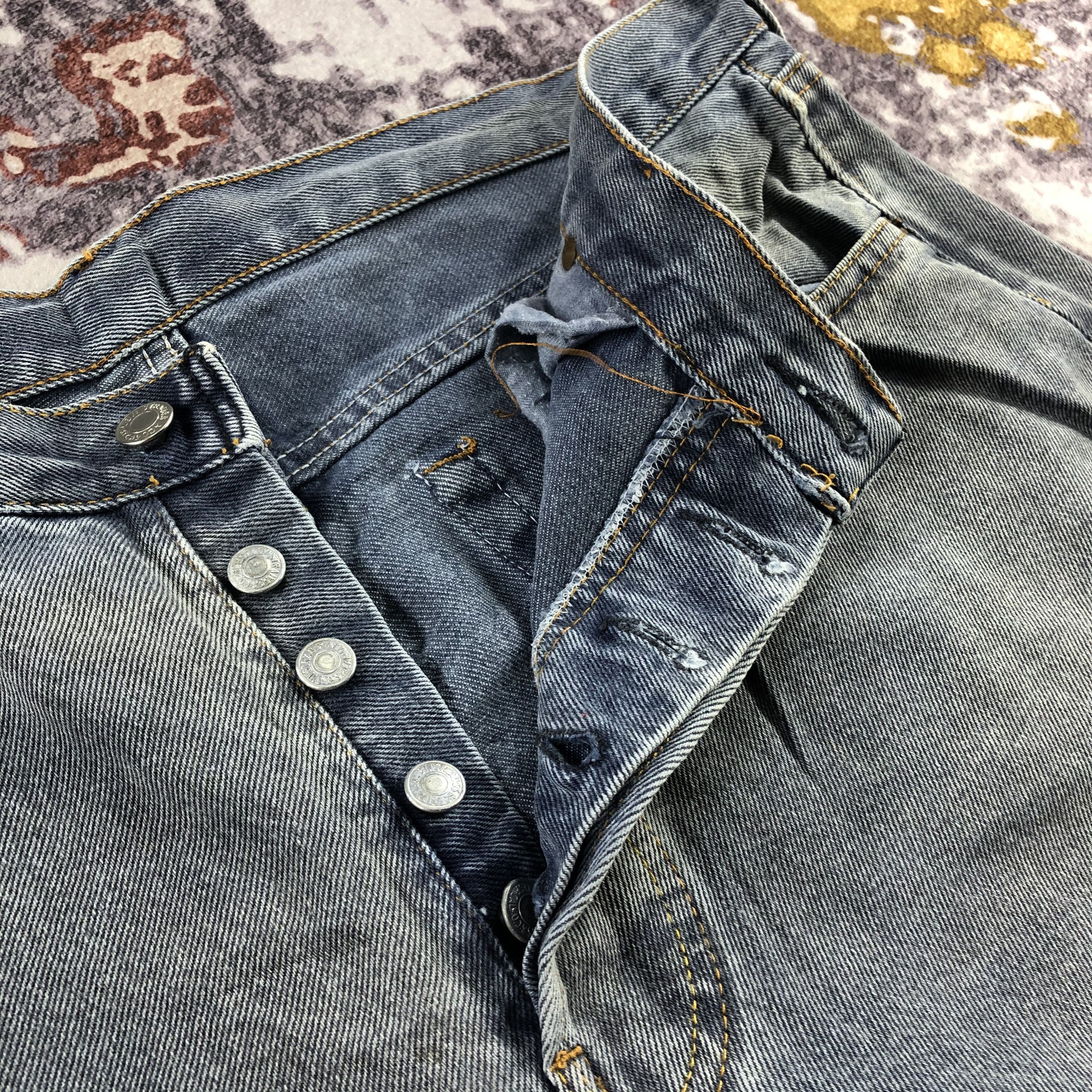 Levi's Vintage 90s Levis 501 Jeans-JM3066 Size US 37 - 9 Thumbnail