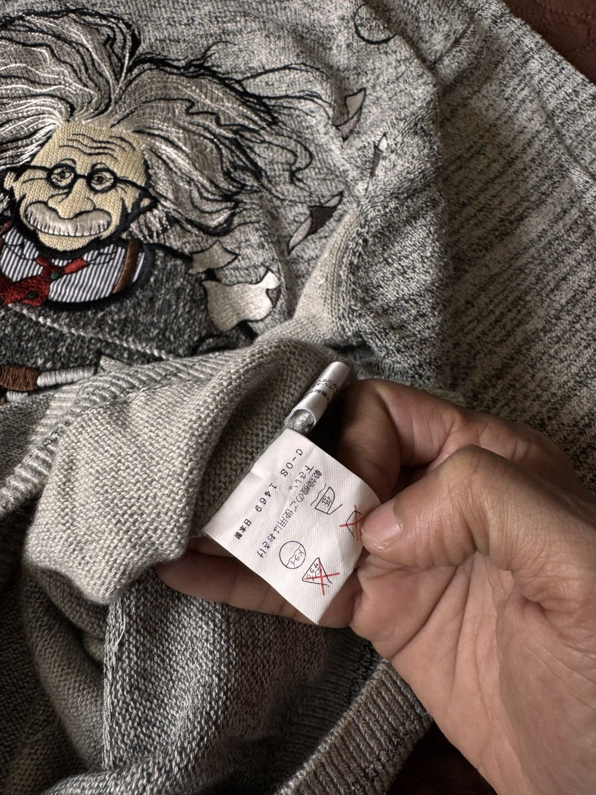 If Six Was Nine Vintage Gee gellan europe Albert Einstein embroidery design Size US S / EU 44-46 / 1 - 9 Thumbnail