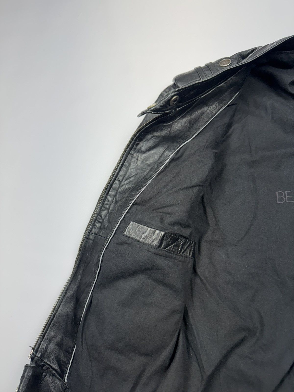 If Six Was Nine Vintage If Six Was Nine Style Woman's Biker Leather Jacket Size XS / US 0-2 / IT 36-38 - 11 Thumbnail