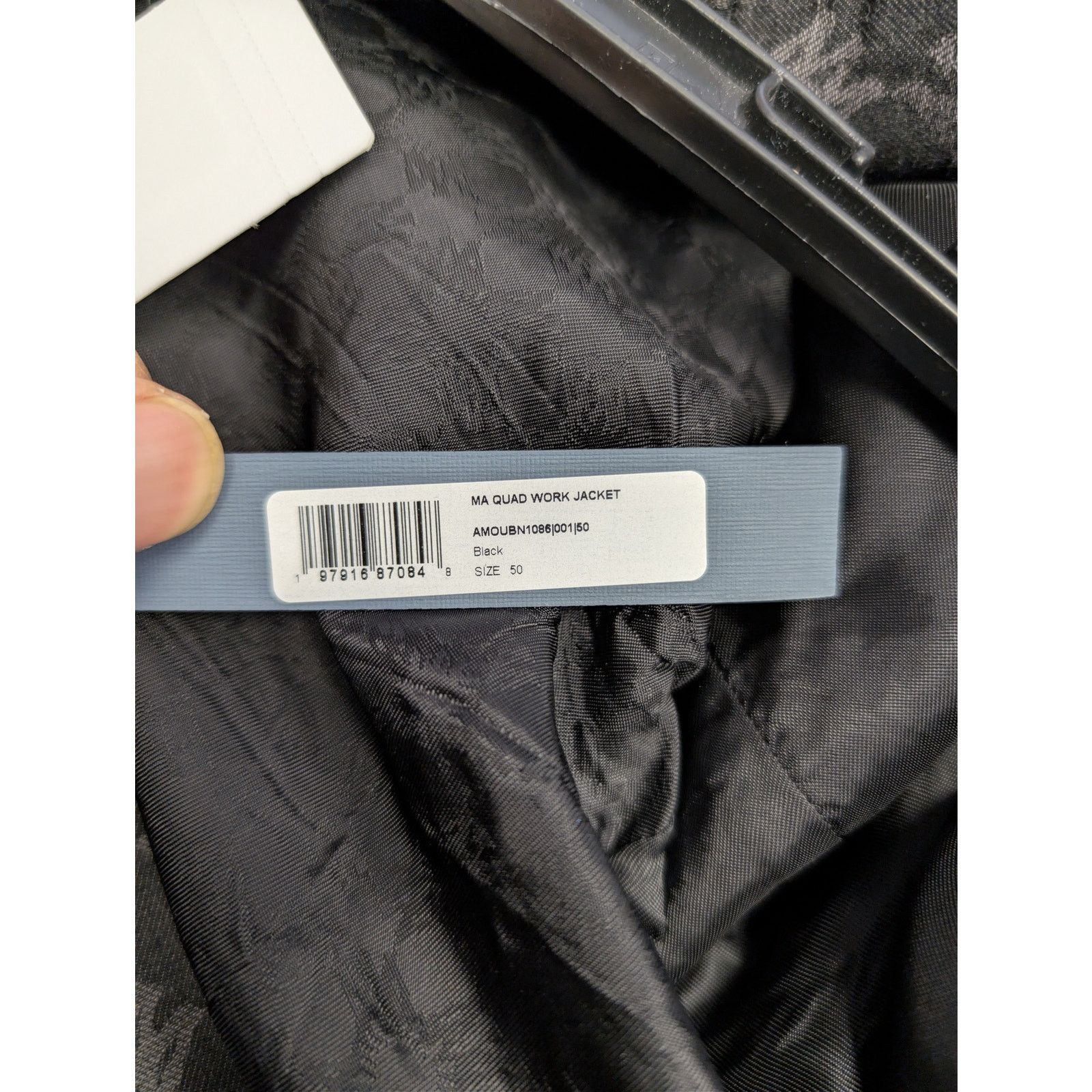 Amiri o1rshd1 MA Quad Work Jacket in Black Size US M / EU 48-50 / 2 - 24 Thumbnail