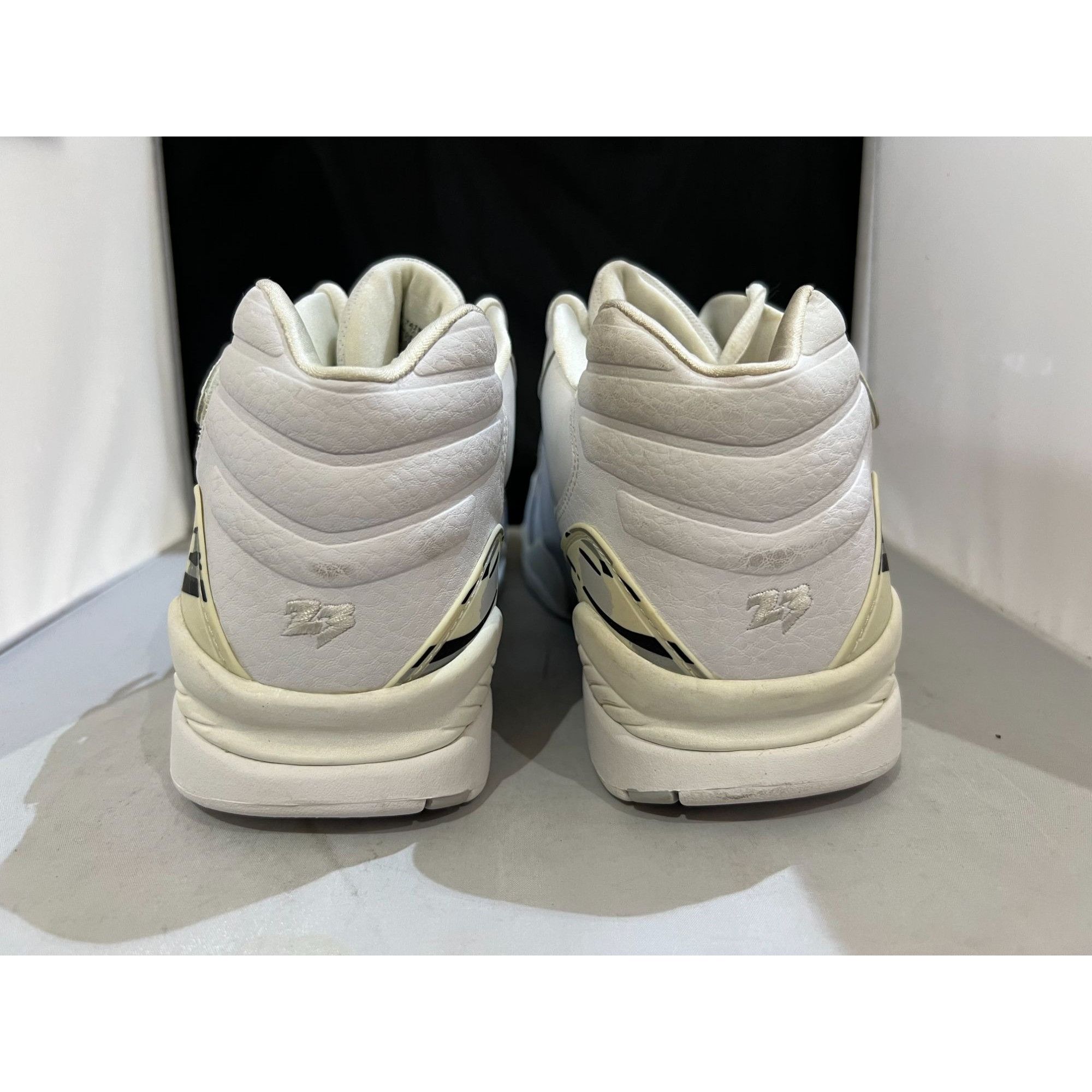 Jordan Brand Jordan 8 Retro Low White Metallic Silver - 306157 101 Men's Size US 12.5 / EU 45-46 - 6 Thumbnail