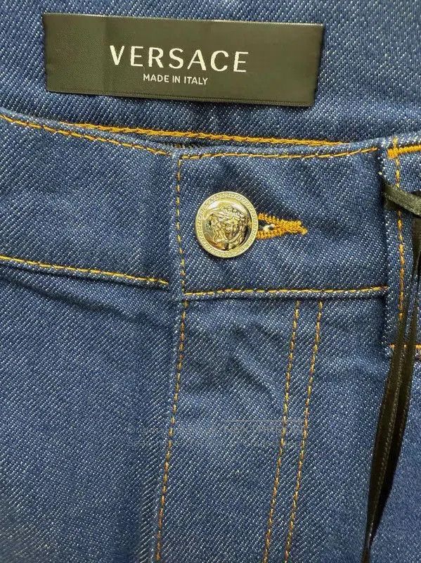 Versace Versace Blue Denim Men's Casual Pants . Size US 26 / EU 42 - 3 Thumbnail