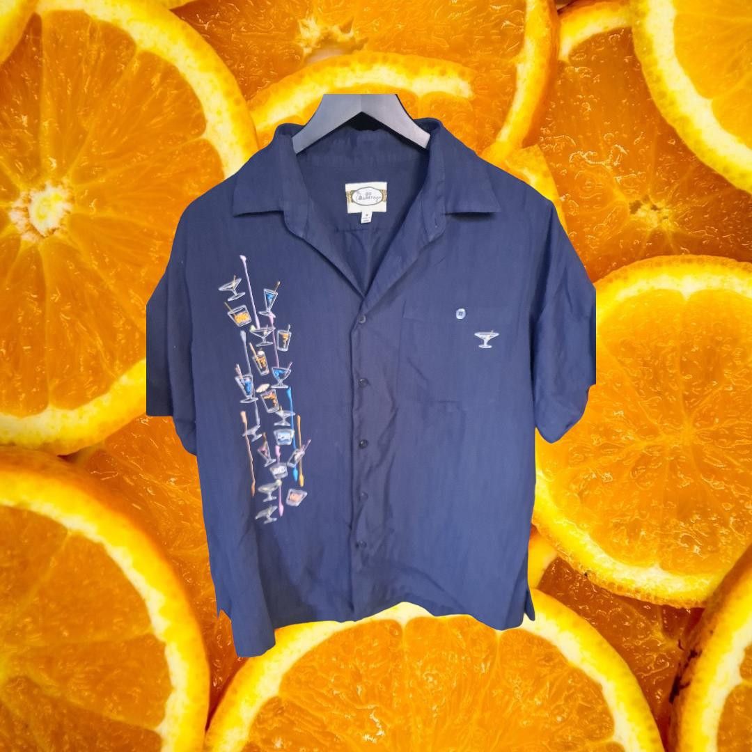 Other Go Barefoot Drinking Short Sleeve Button Up Shirt Size Mediu Size US M / EU 48-50 / 2 - 1 Thumbnail