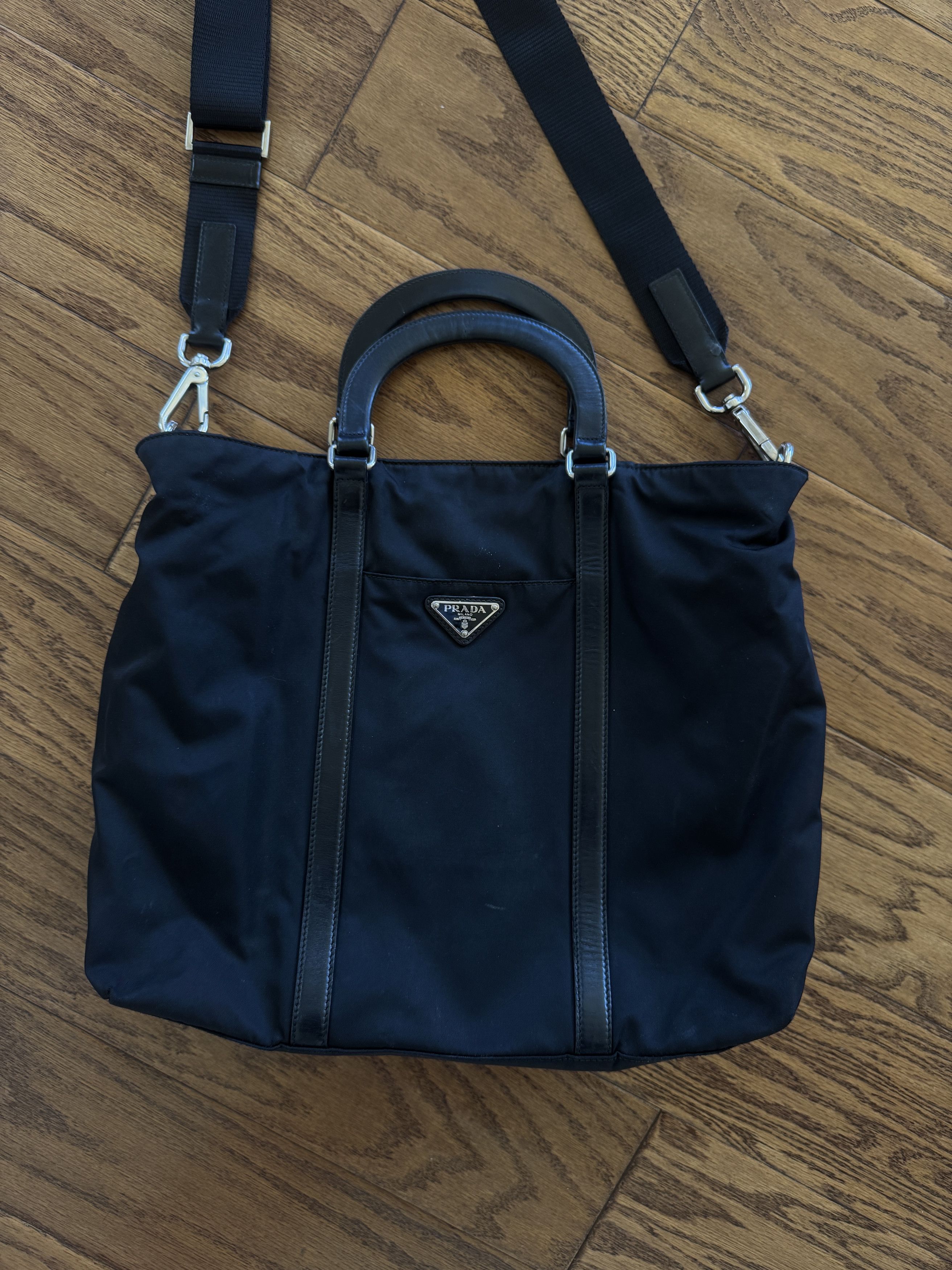 Prada PRADA Vintage Nylon Messenger Tote Bag Size ONE SIZE - 20 Thumbnail