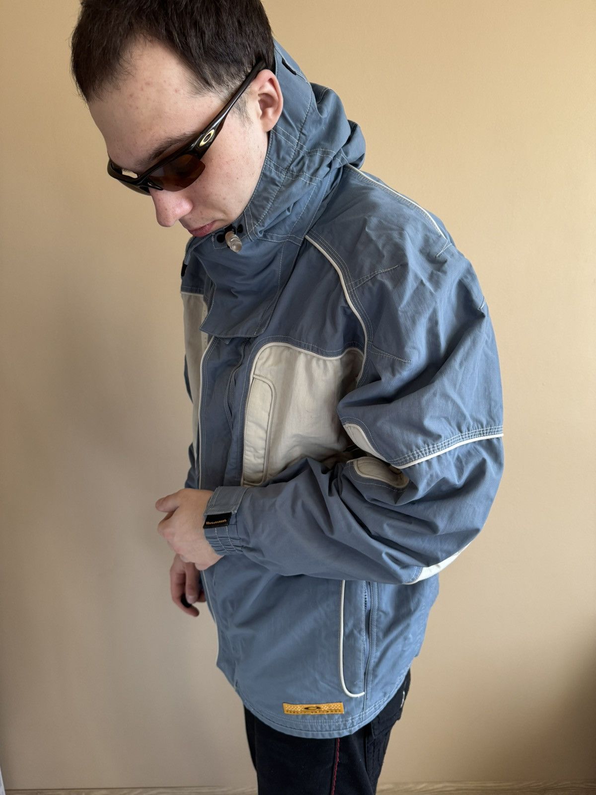 Oakley Used OAKLEY Vintage 2in1 Ski Jacket M Blue White Rare Model Size US M / EU 48-50 / 2 - 1 Thumbnail