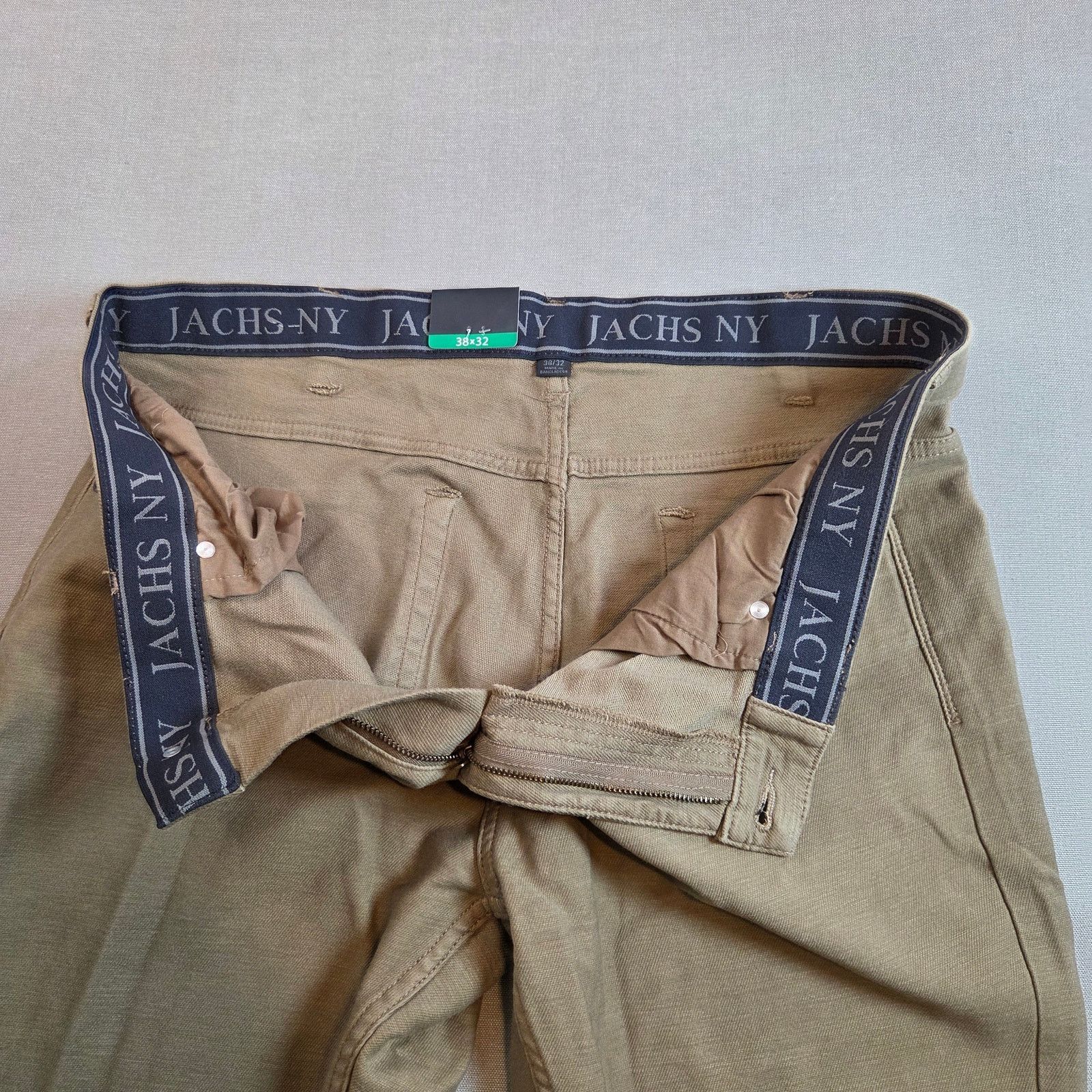 JACHS NY JACHS NY Straight Fit Tan Flex Waist Pants 38x32 NWT Size US 38 / EU 54 - 9 Thumbnail
