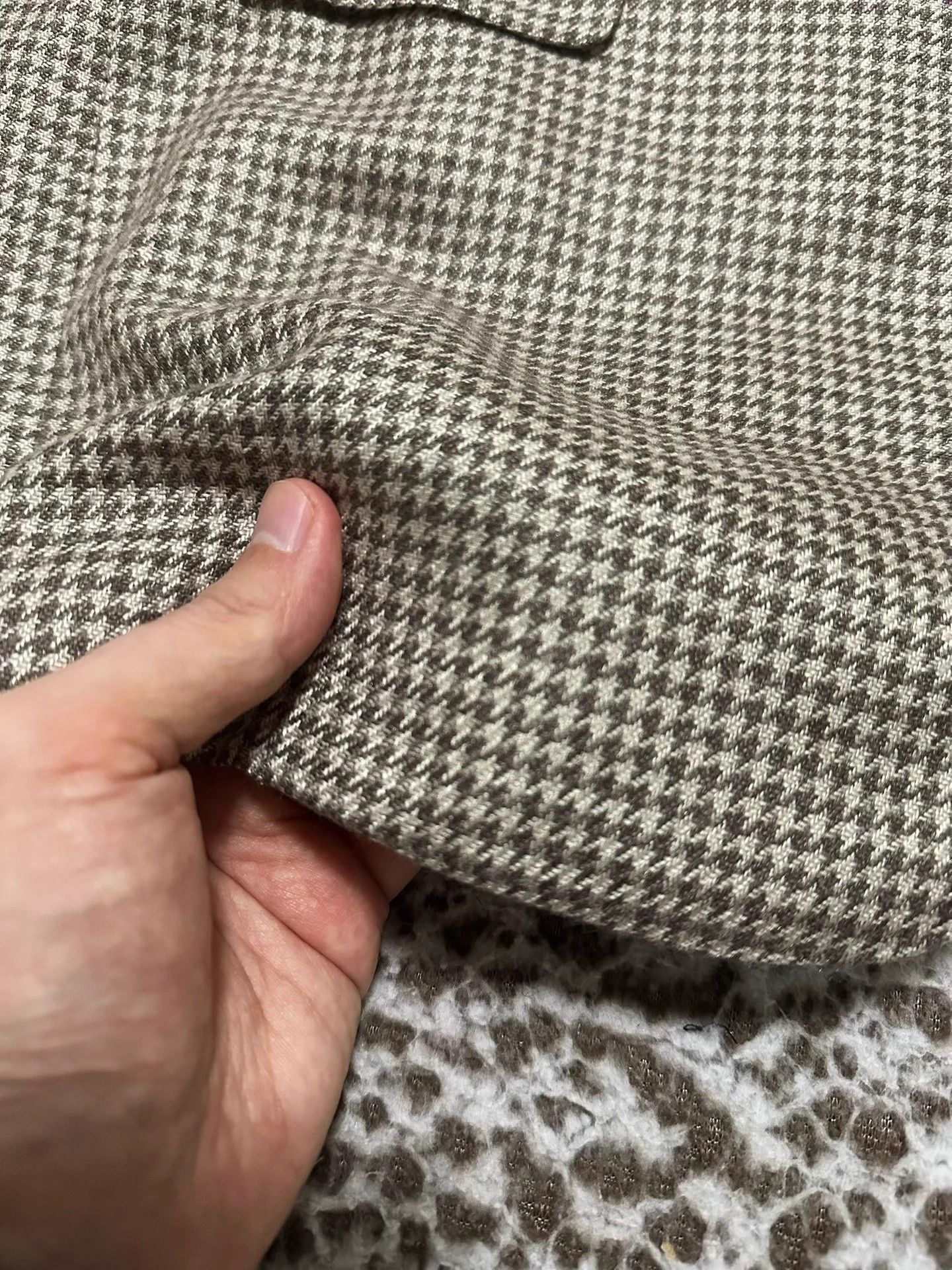 Belvest Belvest Cashmere Silk Houndstooth Blazer (SK Excl) Italy Size US L / EU 52-54 / 3 - 2 Thumbnail