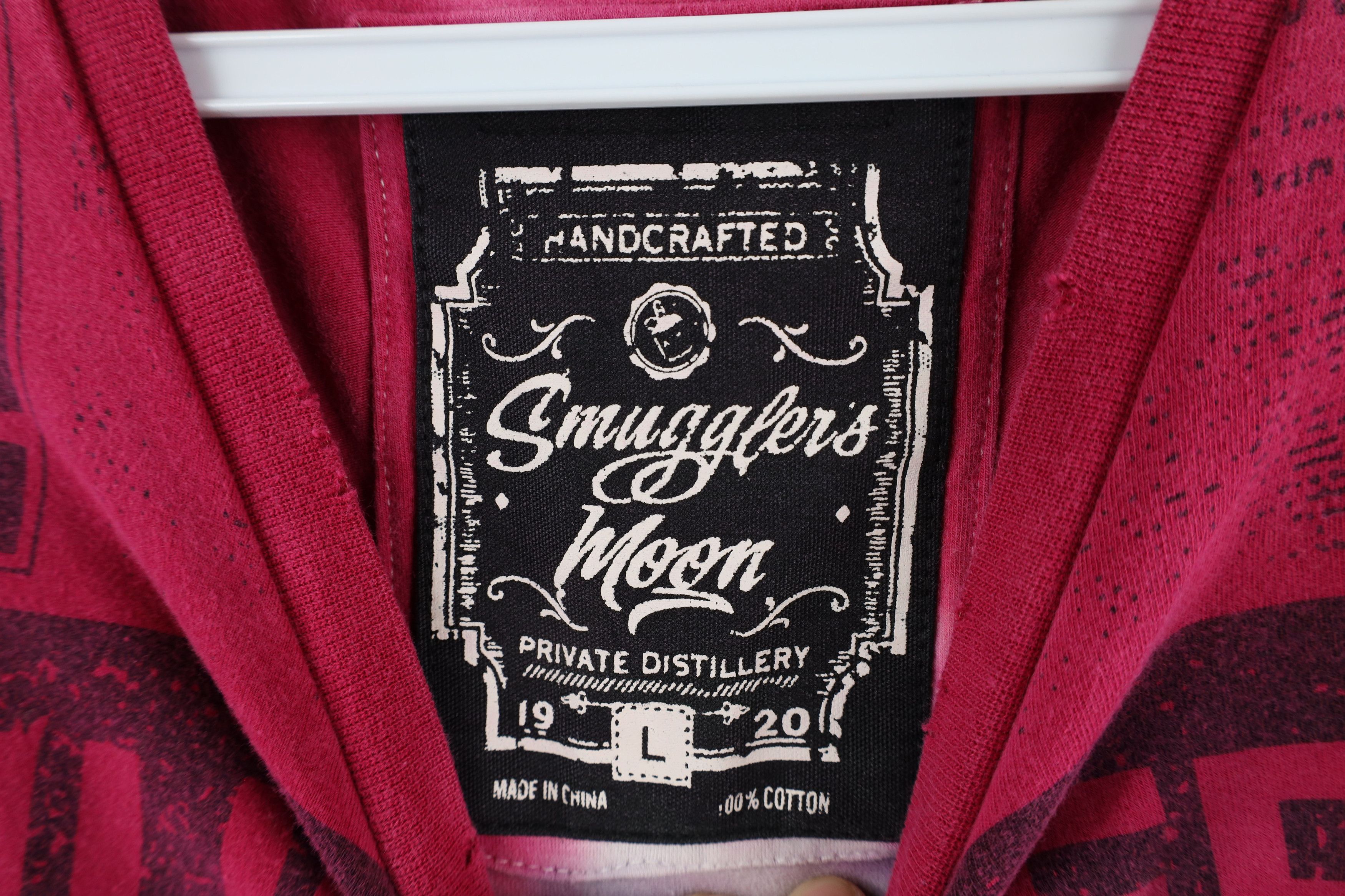 Vintage Smugglers Moon Streetwear Over Print Short Sleeve T-Shirt Size US L / EU 52-54 / 3 - 10 Thumbnail
