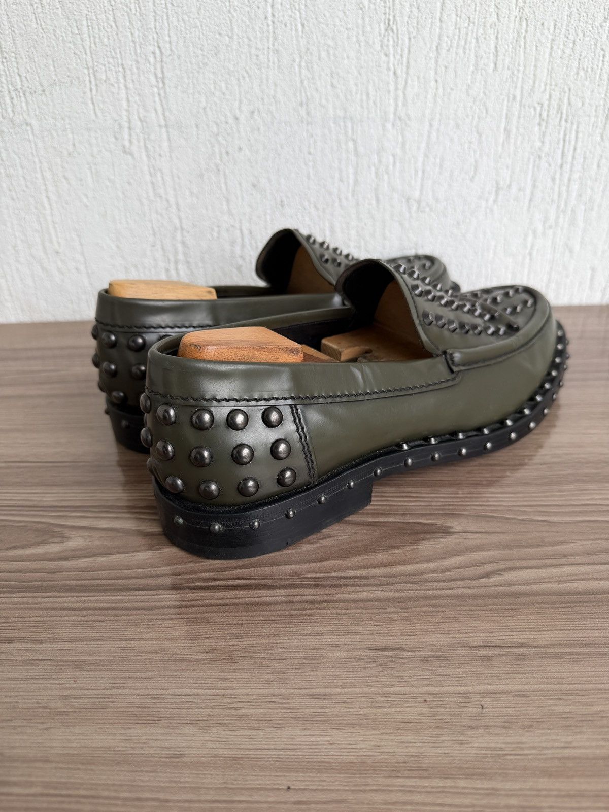 Prada 🔋❗️ Archival 🕷️Studded loafers Size US 10 / EU 43 - 19 Thumbnail