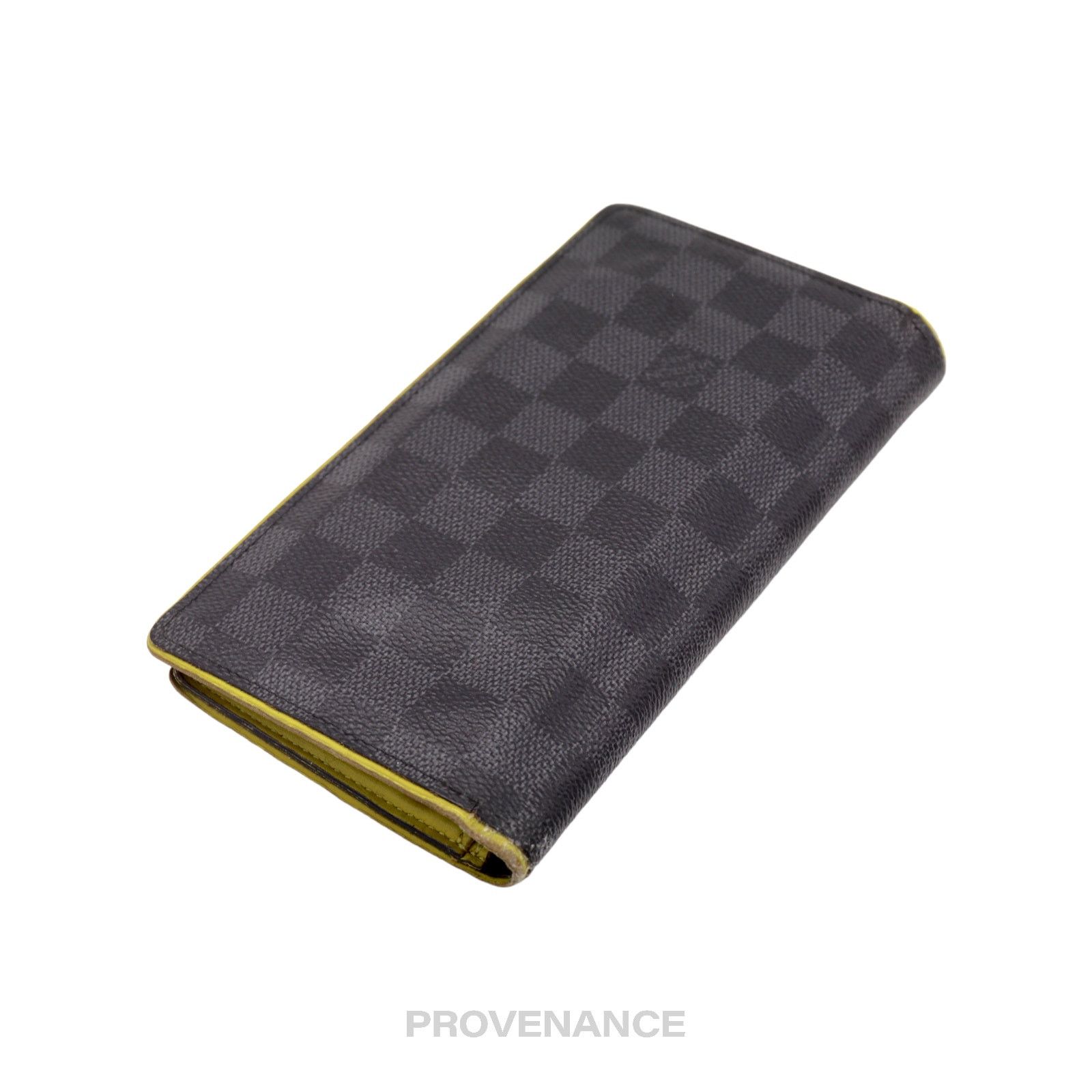 Louis Vuitton 🔴 Louis Vuitton Brazza Long Wallet - Damier Graphite Yellow Size ONE SIZE - 5 Thumbnail