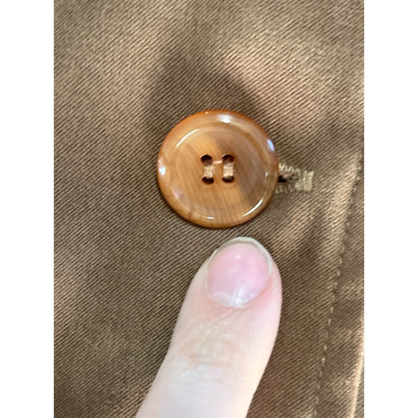 Vintage VINTAGE? (No) Briggs Jacket Women's Large Brown Button Up Blazer Long Sleeve Casual Fall Spring Summer Polyester Solid Regular Pink? Size L / US 10 / IT 46 - 5 Thumbnail