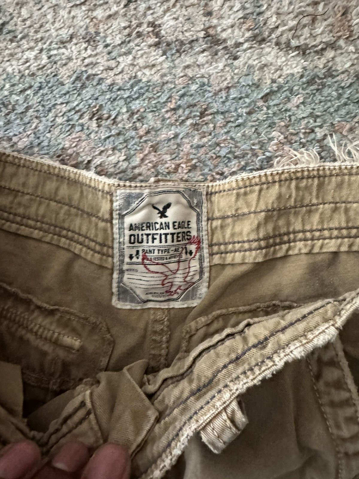 American Eagle Outfitters VTG American Eagle Y2K Dark Brown Faded Cargo Shorts 30 Size US 30 / EU 46 - 5 Thumbnail
