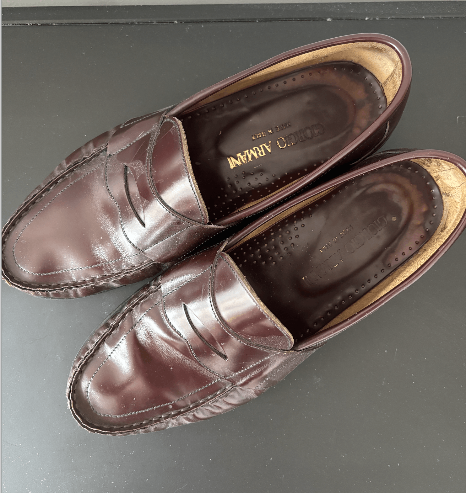 Giorgio Armani Vintage 80s 90s Giorgio Armani Loafers SIze 9 Size US 9 / EU 42 - 2 Thumbnail