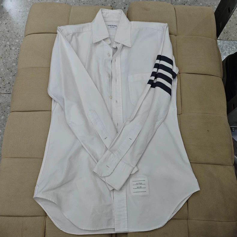 Thom Browne Thom Browne size0 Classic four-barrel collar long-sleeved s Size US XS / EU 42 / 0 - 1 Thumbnail