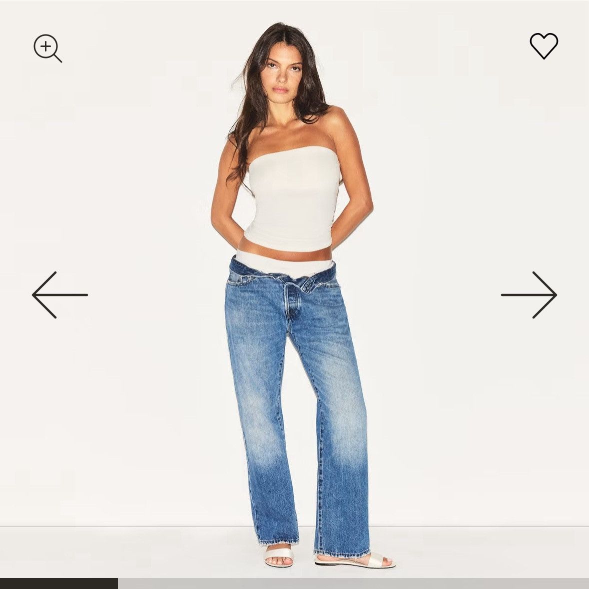 Designer × SKIMS COTTON JERSEY TUBE TOP | MARBLE | SIZE M Size M / US 6-8 / IT 42-44 - 1 Thumbnail