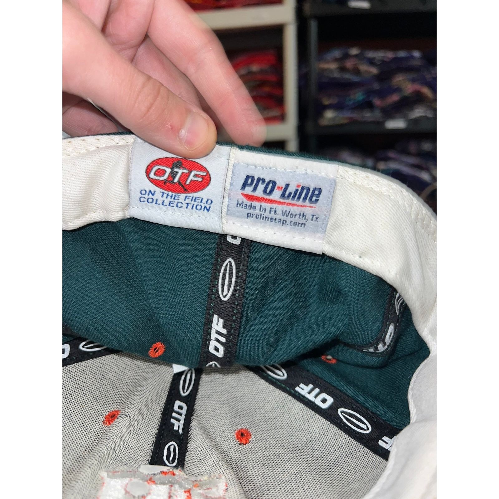 Pro Line Vintage Miami Hurricanes Hat OTF On The Field Pro Line NCAA Size ONE SIZE - 7 Thumbnail