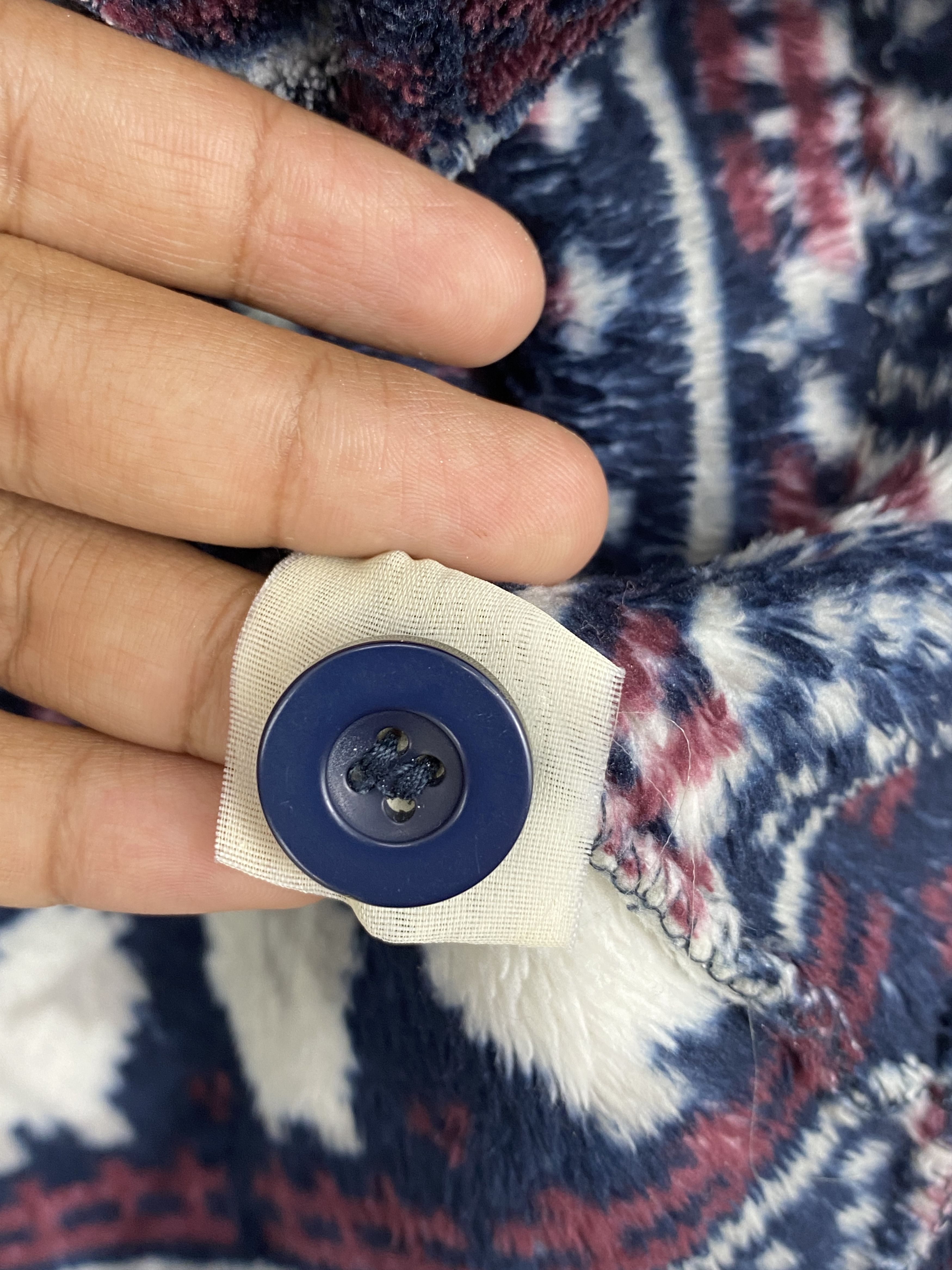 Japanese Brand Vintage Japanese Brand Fleece Fair Isle Jacket JA0178 Size US S / EU 44-46 / 1 - 6 Thumbnail