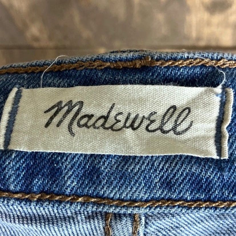 Madewell Madewell Womens Jeans Blue Denim High Rise Perfect Vintage Distressed Stretch 25 Size 42" / US 20 - 4 Thumbnail