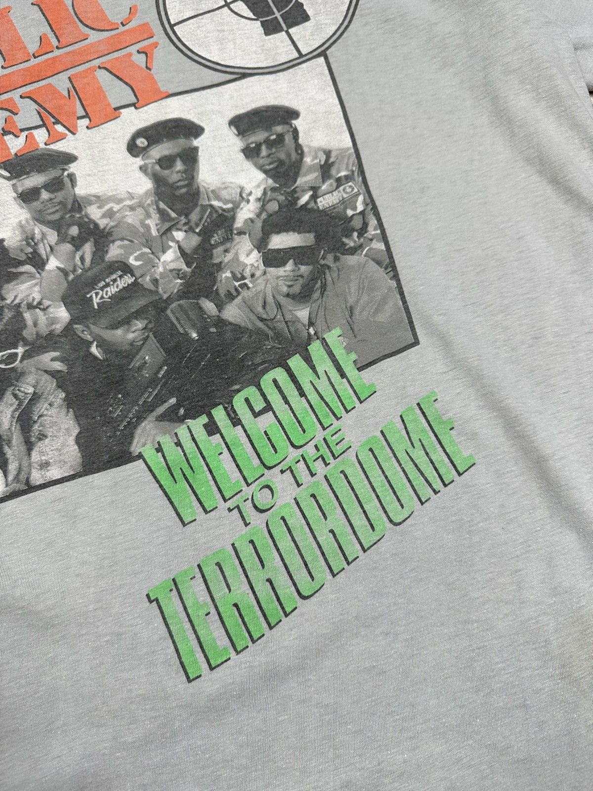 Public Enemy Vintage 90s Public Enemy Welcome to the Terrordome Grey Tee Size US M / EU 48-50 / 2 - 4 Thumbnail