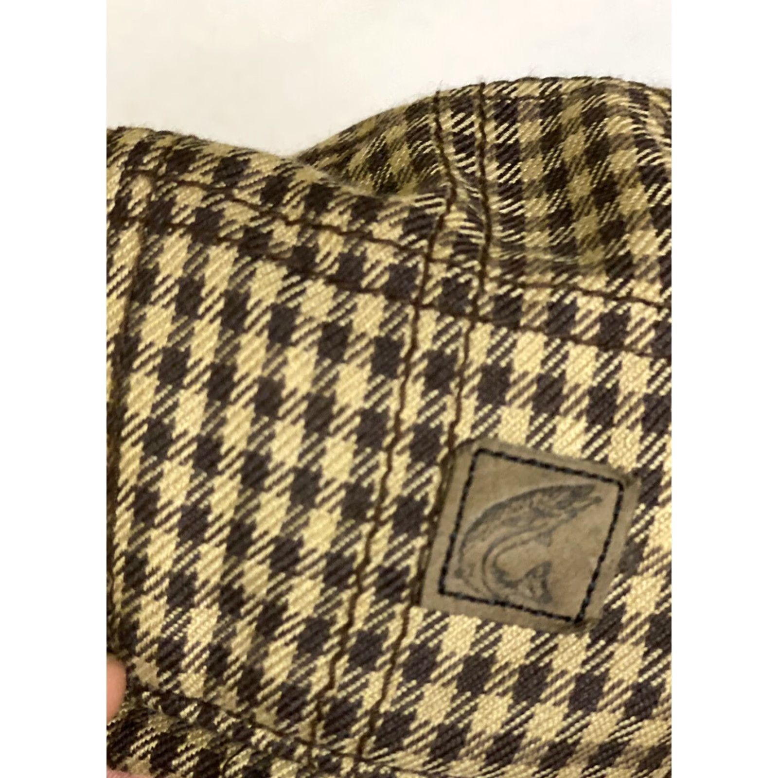 Goorin Bros. Goorin Bros Grenadier Mens M Brown Cabbie Cap Newsboy Plaid Fishing Sportin Cap Mens Brown Newsboy Cap Size ONE SIZE - 4 Thumbnail