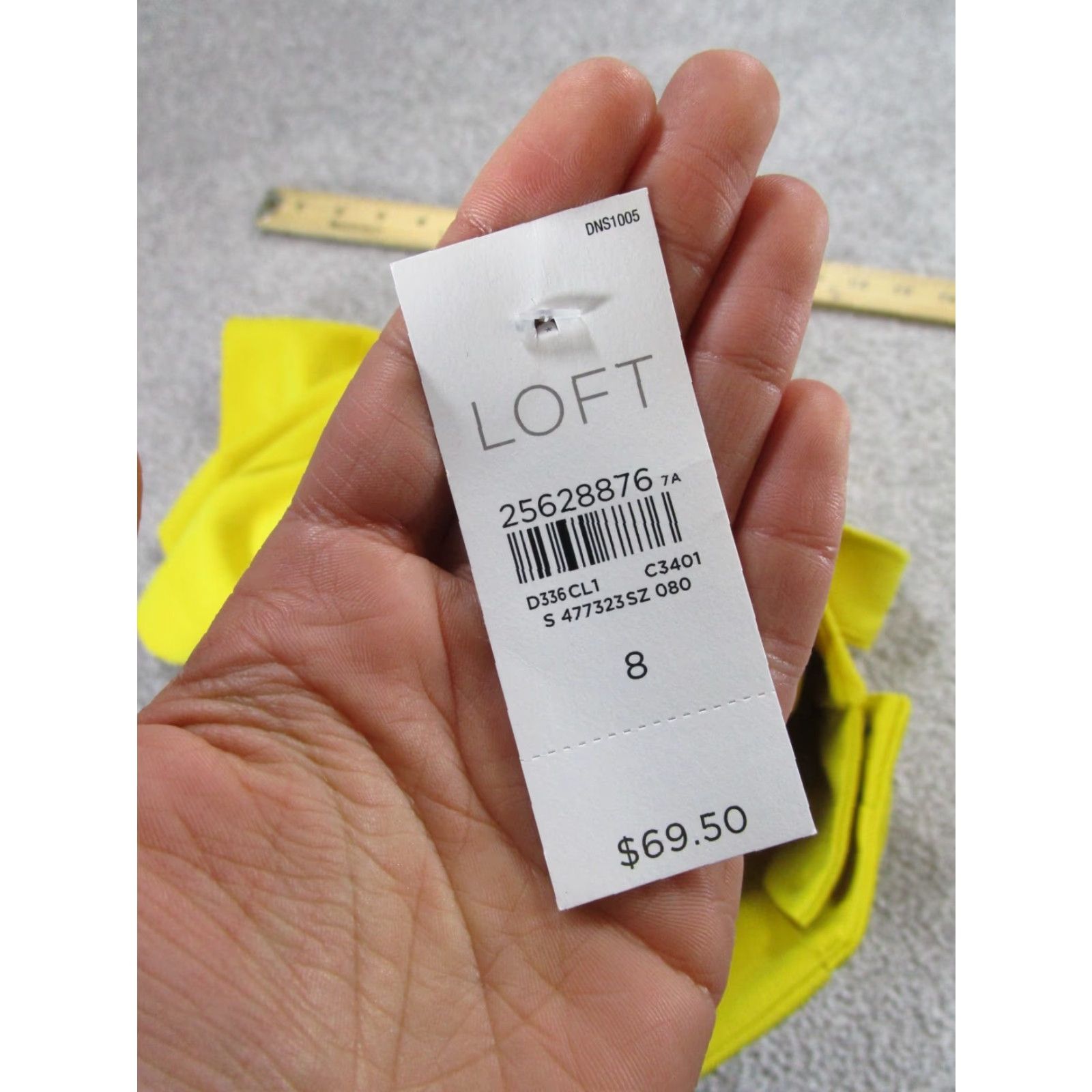 Loft VINTAGE LOFT Skirt Womens 8 Short A-Line Yellow Belted Brand LOFT 8 Yellow Womens Modern Casual Business Party New w Defects Size 30" / US 8 / IT 44 - 7 Thumbnail