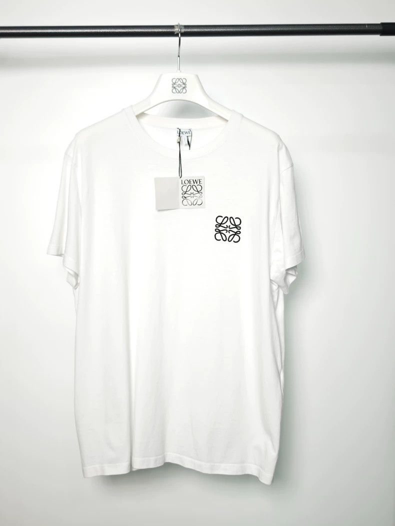 Loewe LOEWE Embroidered cotton round neck short sleeve T-shirt Size M / US 6-8 / IT 42-44 - 1 Thumbnail