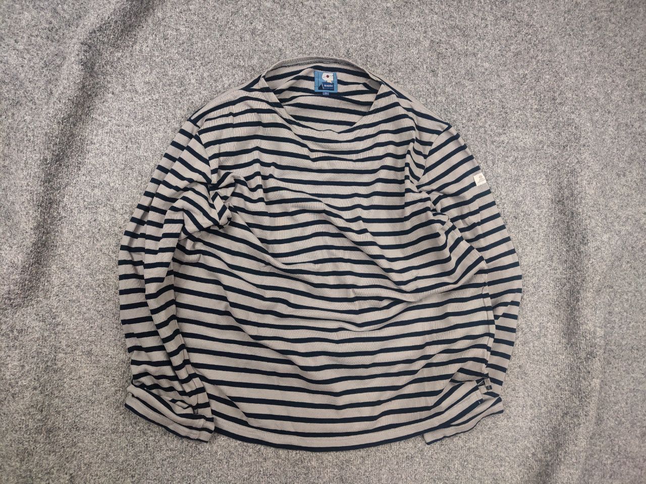 Vintage Mousqueton Mario Breton Top Long sleeve Gray Vintage France Size US L / EU 52-54 / 3 - 1 Thumbnail