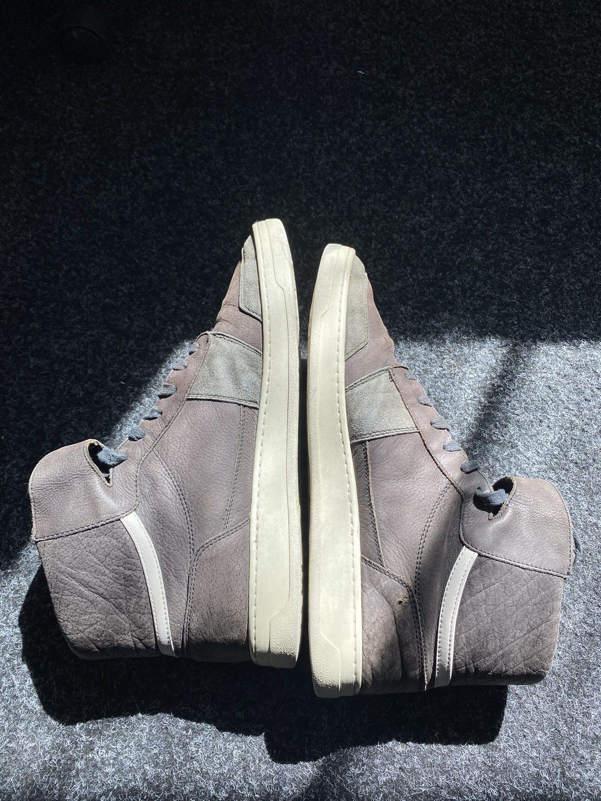 Designer × Dirk Bikkembergs Designer Dirk Bikkembergs Brown High Sneakers Opium 11.5 Size US 11.5 / EU 44-45 - 13 Thumbnail