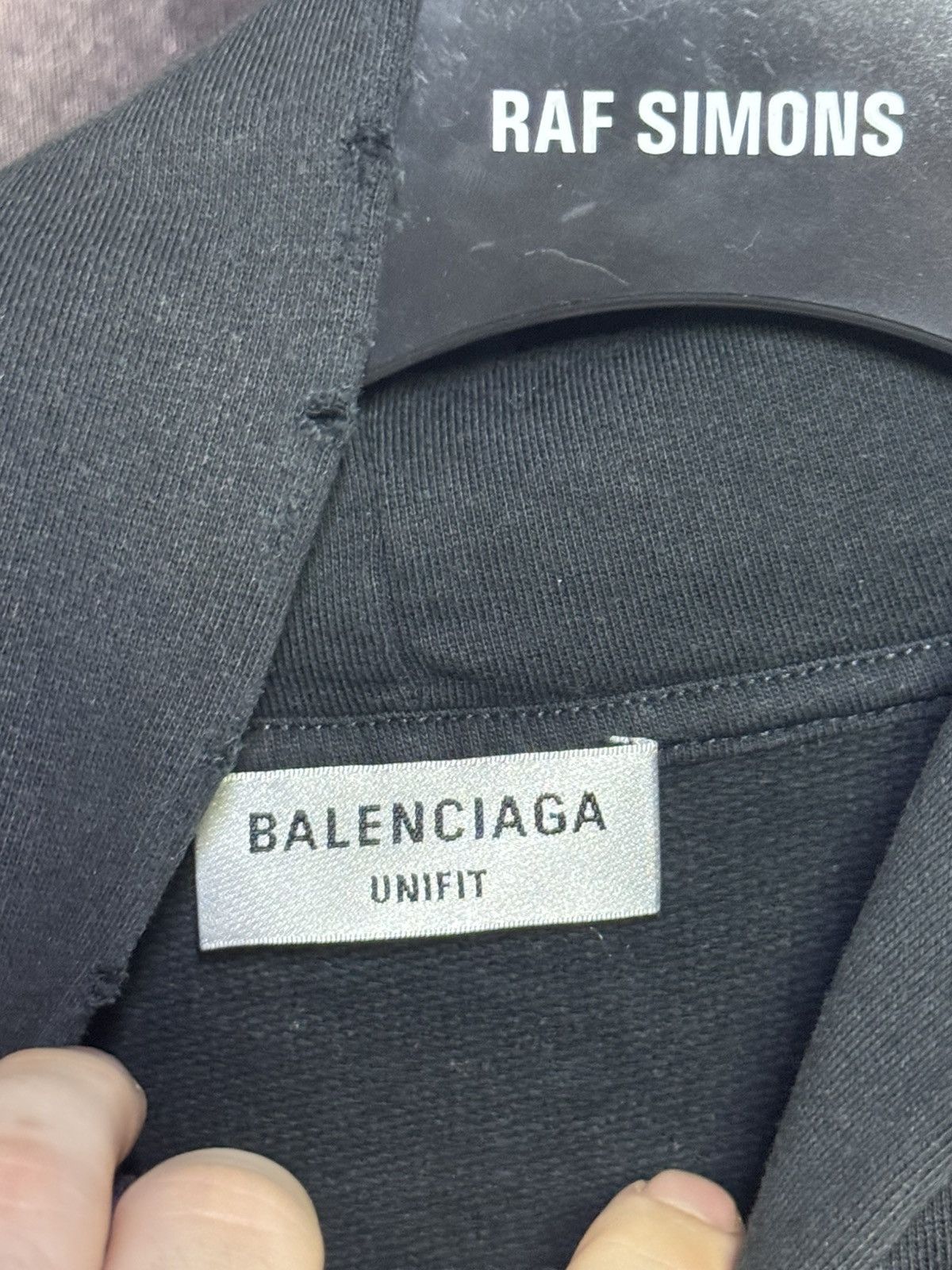 Balenciaga ✅Balenciaga 90/10% my self distressed hoodie S Size S / US 4 / IT 40 - 4 Thumbnail