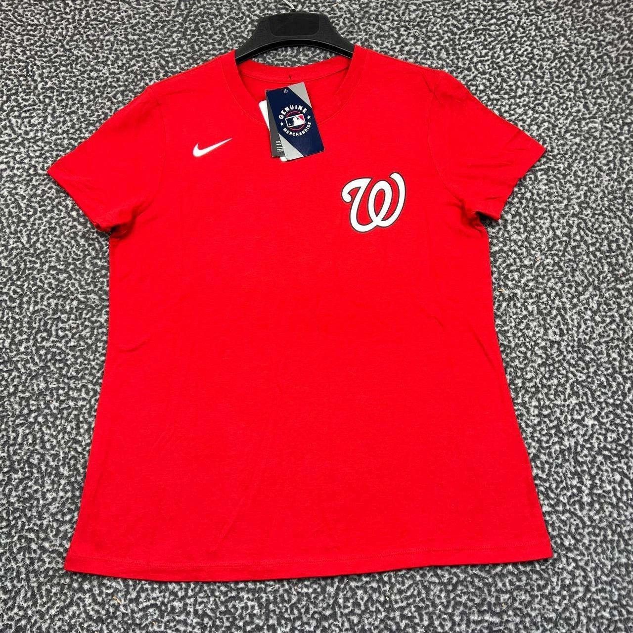 Nike Nike Shirt Women Red Washington Nationals Scherzer #31 New M Size M / US 6-8 / IT 42-44 - 1 Thumbnail