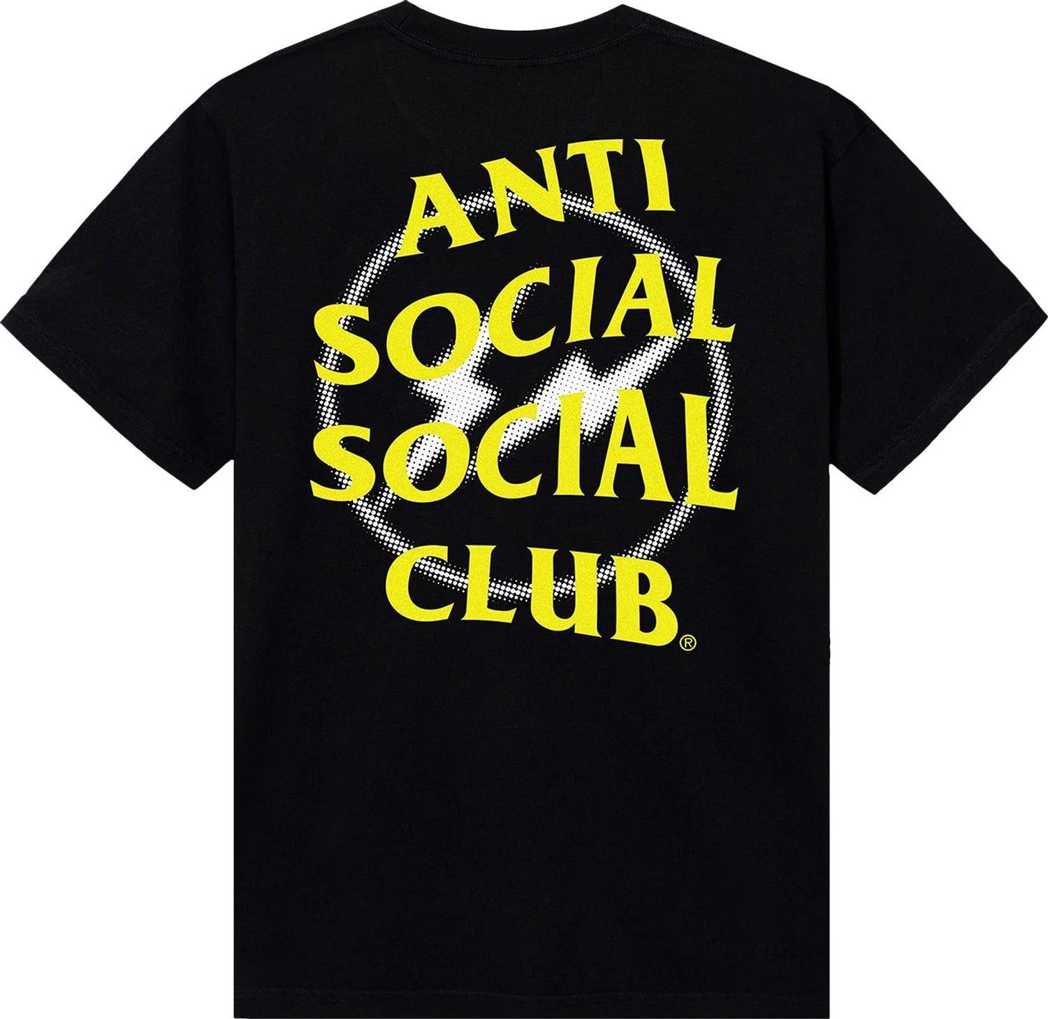 Anti Social Social Club x Fragment Design Half Tone Logo Tee - Black/Yellow Other Size US M / EU 48-50 / 2 - 1 Thumbnail
