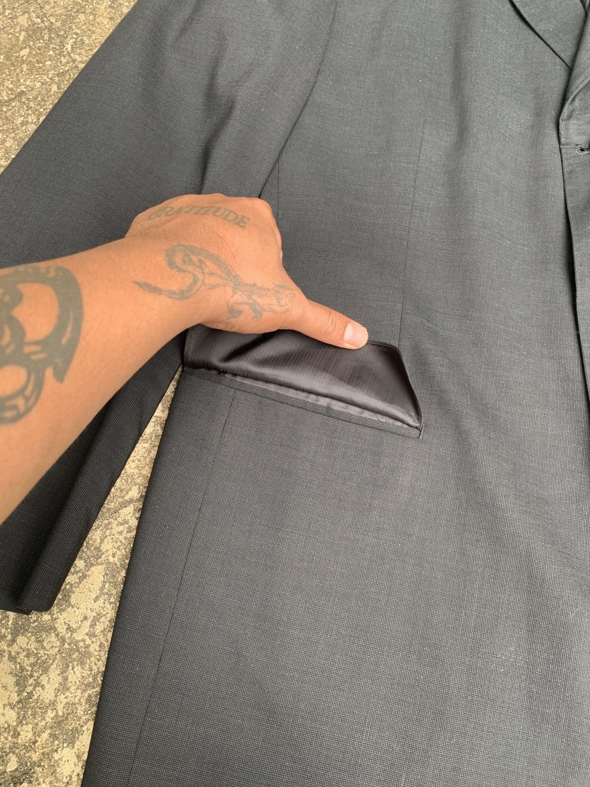 Loro Piana 2000s Loro Piana Italy for Durban Japan Wool Tuxedo Suit Size US L / EU 52-54 / 3 - 10 Thumbnail