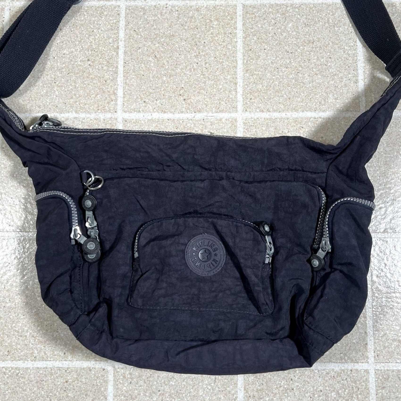 Vintage Kipling Europa Crossbody Bag Navy Women HB3122 Nylon Exterior Navy Women’s Crossbody Bag Kipling Europa Navy Women HB3122 Size ONE SIZE - 2 Thumbnail