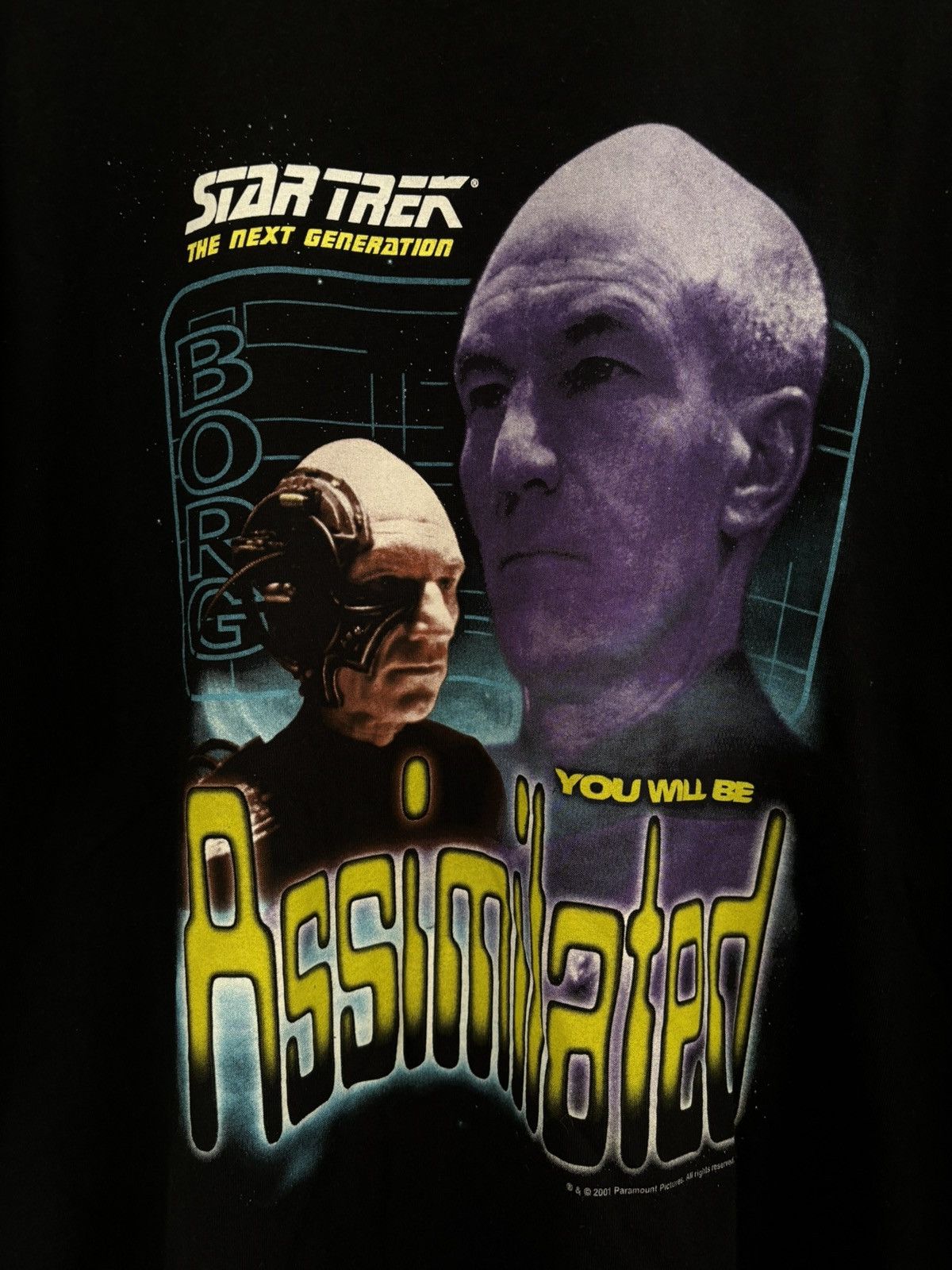 Vintage 2001 STAR TREK THE NEXT GENERATION BORG TEE Size US XL / EU 56 / 4 - 2 Thumbnail