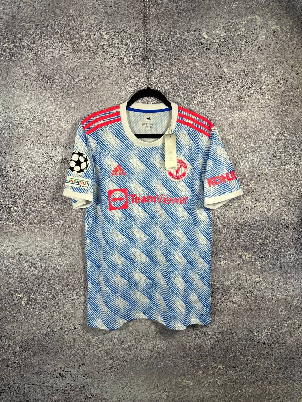 Adidas NWT CAVANI Manchester United 2020/21 Third Adidas Jersey Size US L / EU 52-54 / 3 - 1 Thumbnail