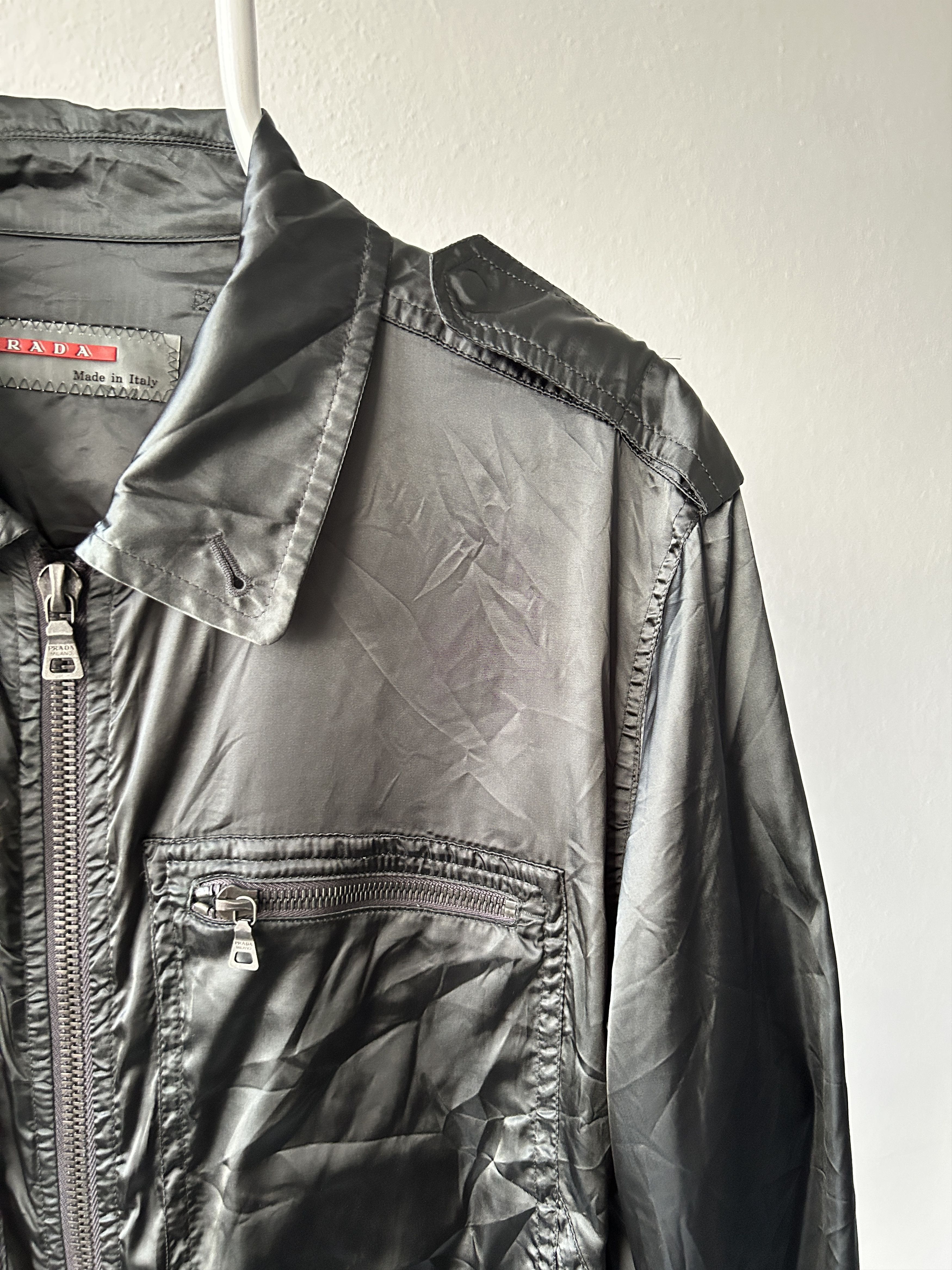 Prada Archive 2002-2005 Prada sport light nylon zip overshirt Size US XL / EU 56 / 4 - 8 Thumbnail