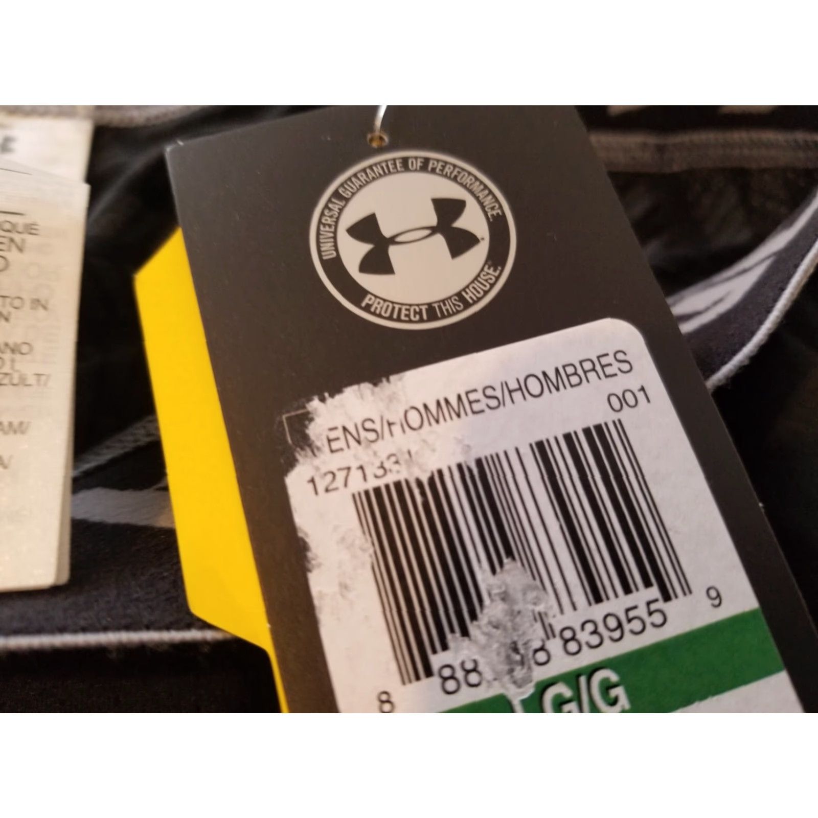 Under Armour Mens Under Armour Pants L Large Black Athletic Gym Workout New Size US 33 - 6 Thumbnail