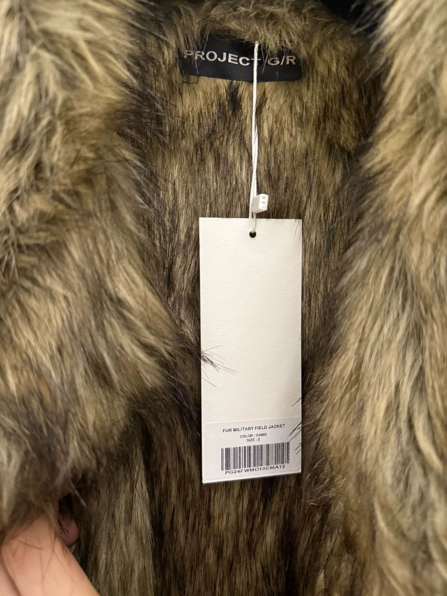 Other Project Gr Grailz Camo Fur Collar Coat 2 New w/ Tags Size US M / EU 48-50 / 2 - 6 Thumbnail