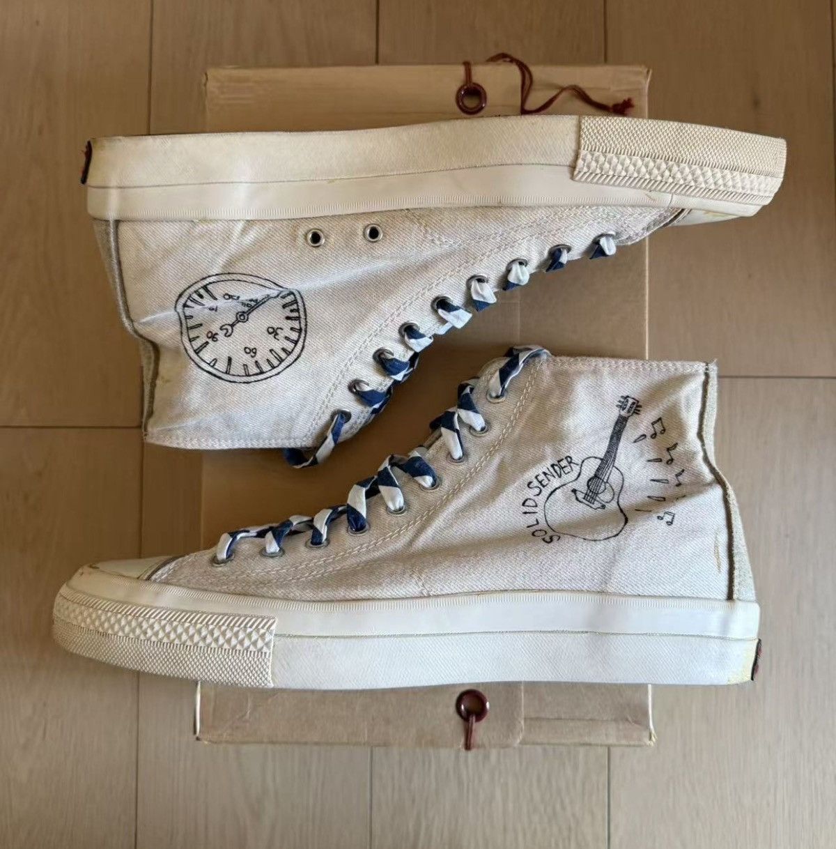 Visvim Visvim ICT Skagway Hi Folk Lt.Mud Size US 10 / EU 43 - 2 Thumbnail