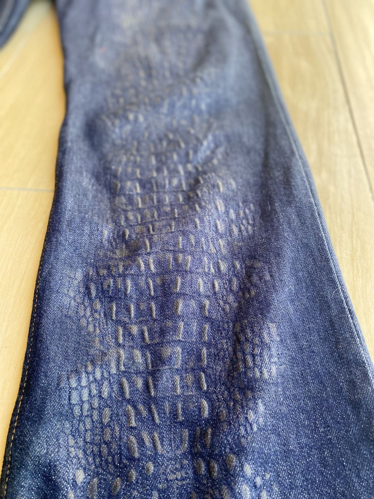 Roberto Cavalli Roberto Cavalli Blue Straight Leg Jeans Grailed