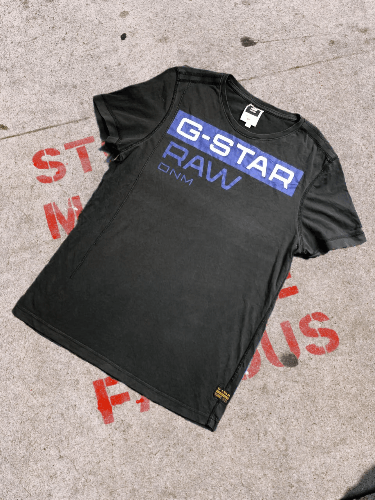 G-Star G Star Raw Vintage Mens Crew Neck T-Shirt Tee Size US M / EU 48-50 / 2 - 1 Thumbnail